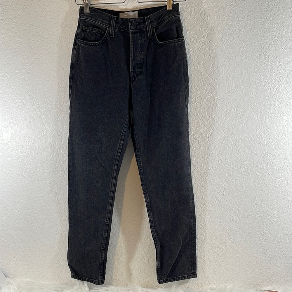 EVERLANE The ’90s Cheeky Denim Jean ORGANIC Cotton Size 24 Ankle NEW - Picture 3 of 16